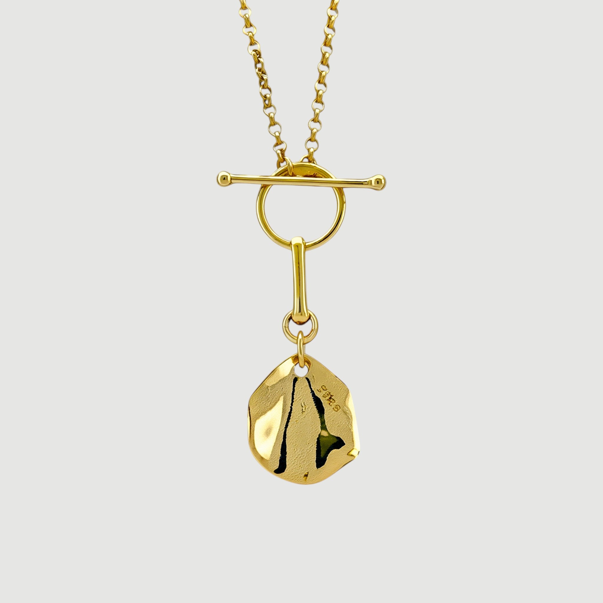 Textured Charm Necklace