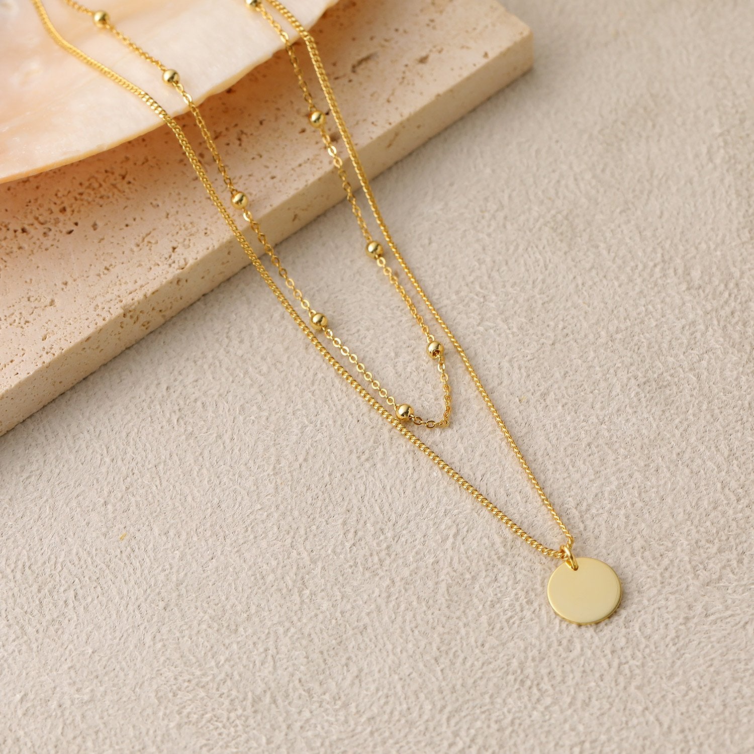 Layered Charm Necklace