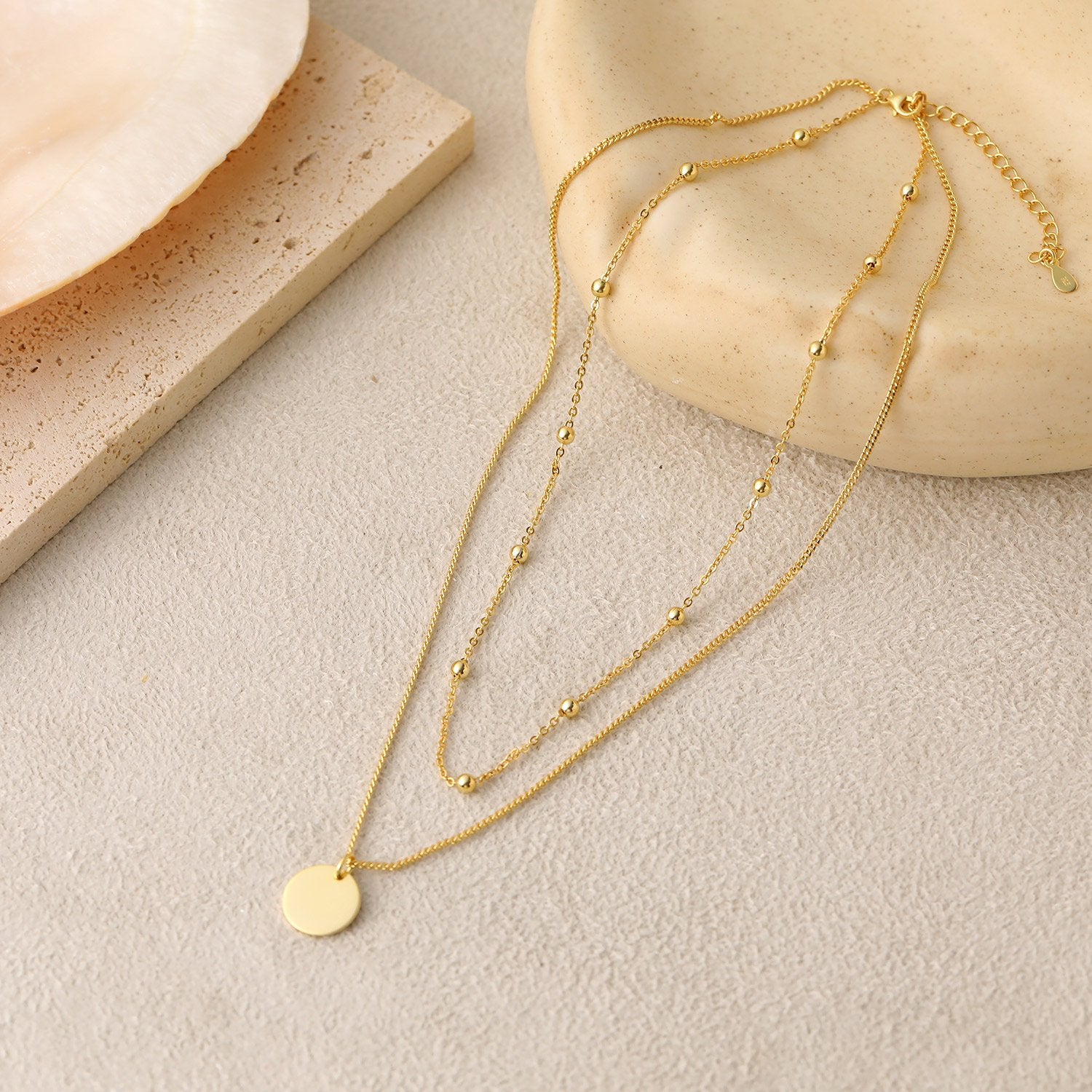 Layered Charm Necklace