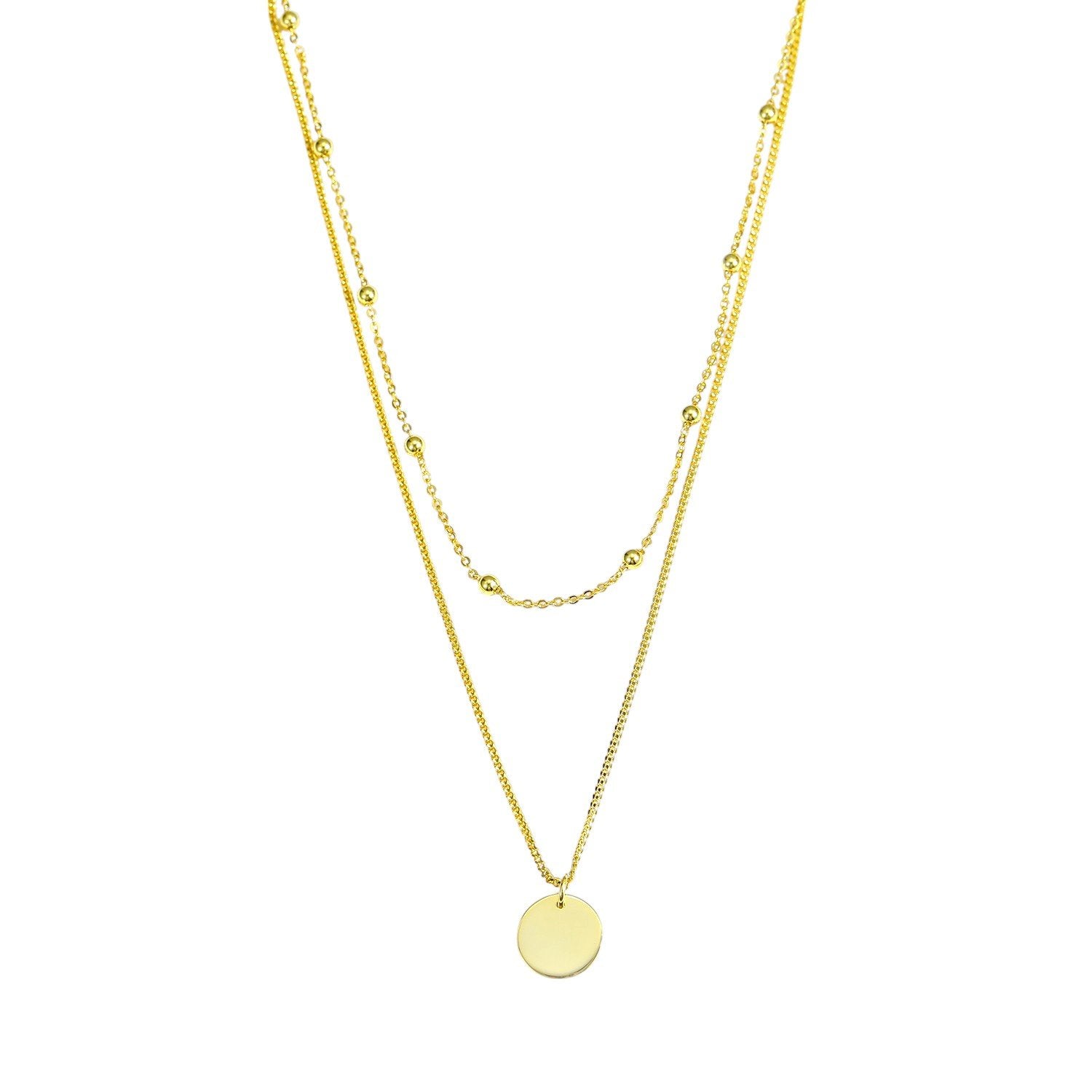 Layered Charm Necklace