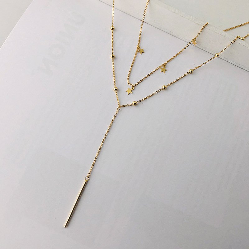 Star Lariat Necklace