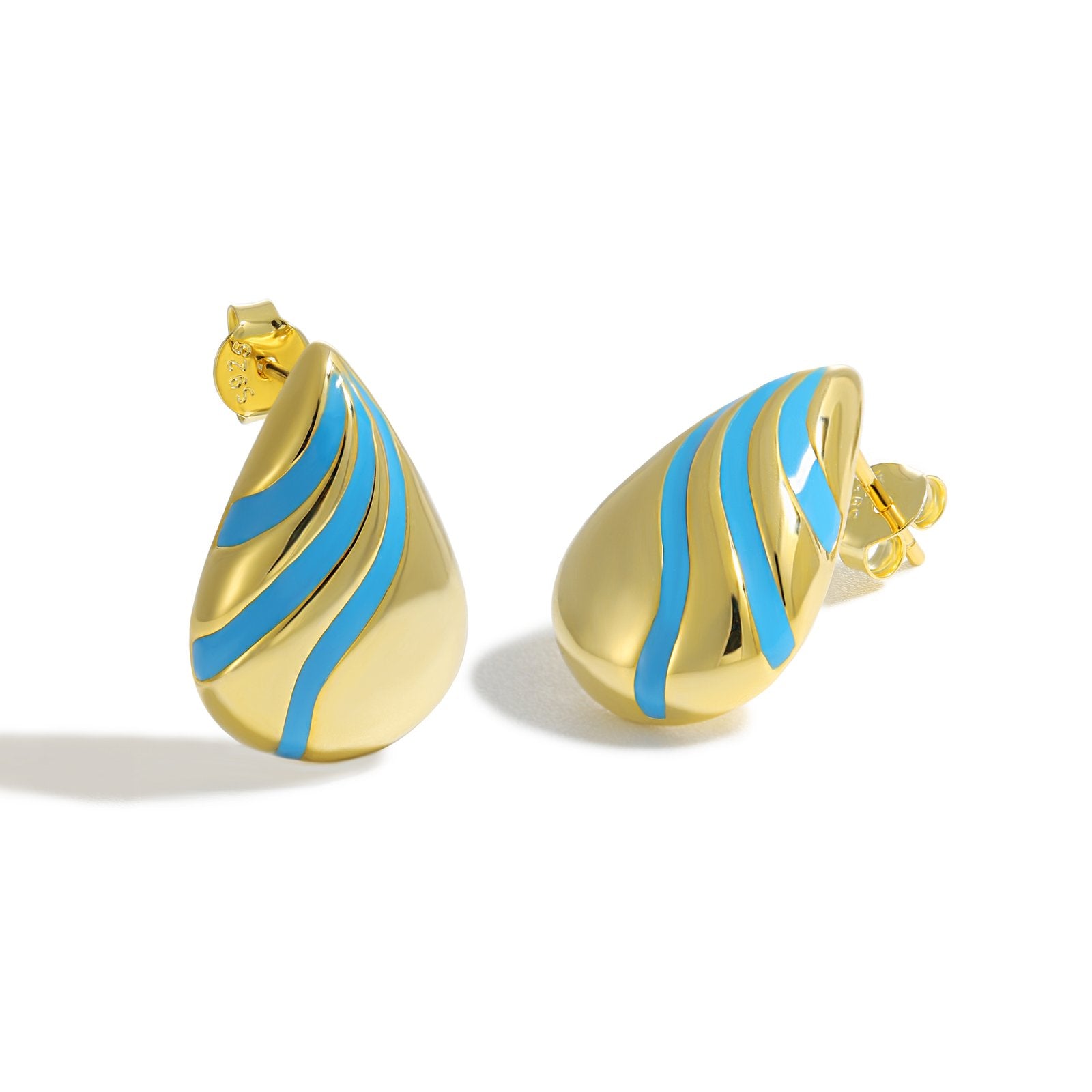 Wave Drop Earrings1