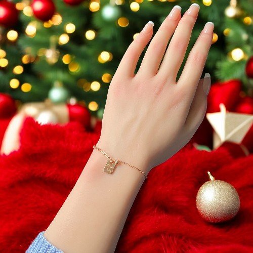 Good Luck Charm Bracelet in rose gold for women 4