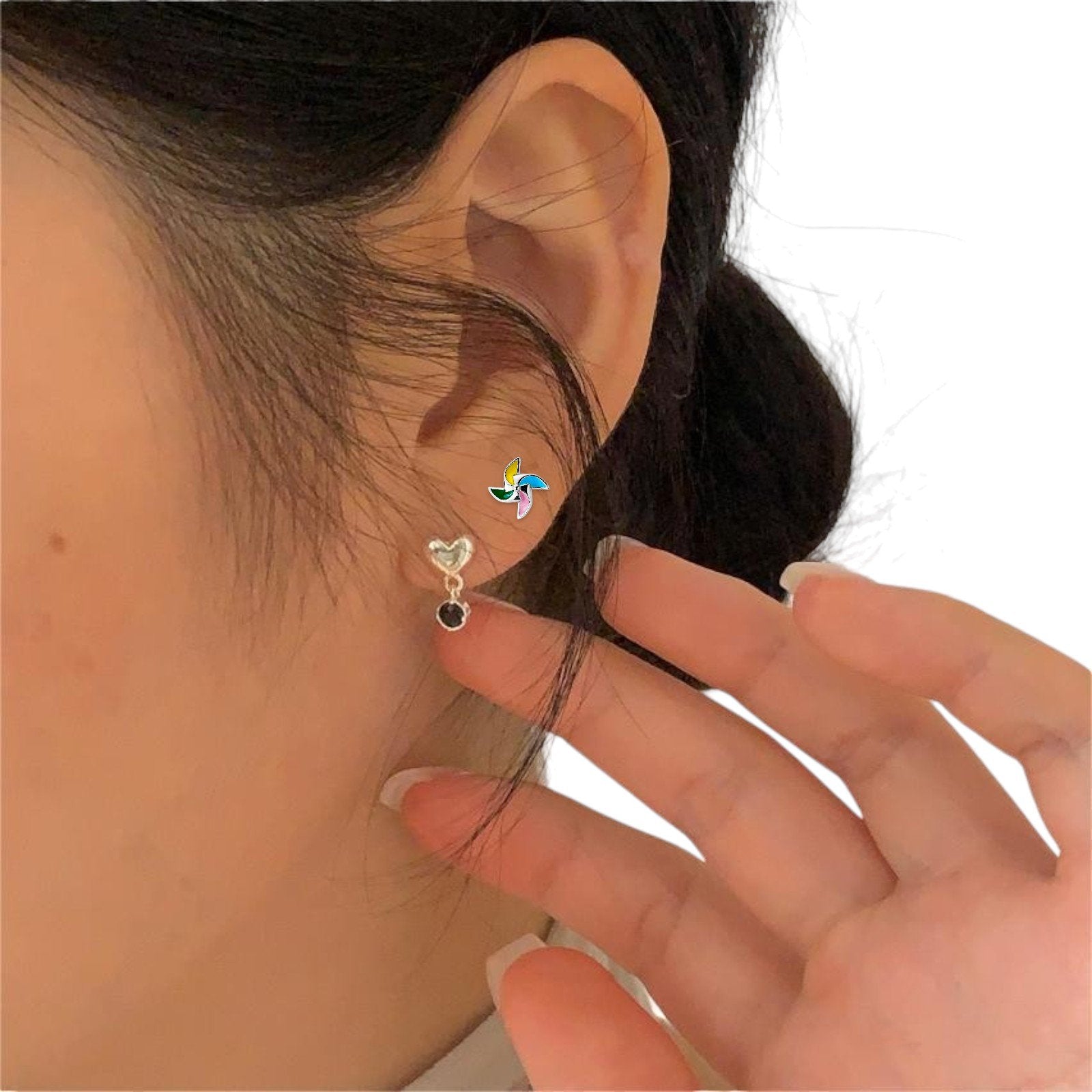 Colorful Pinwheel Studs3