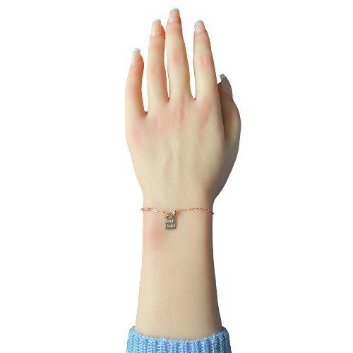 Good Luck Charm Bracelet in rose gold for women 3