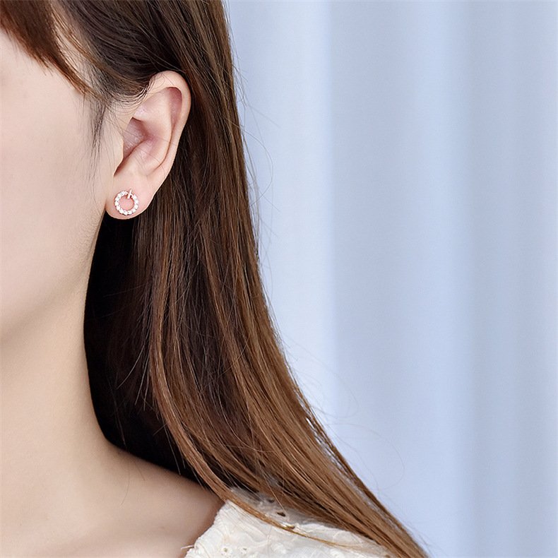 Circle Stud Earrings2