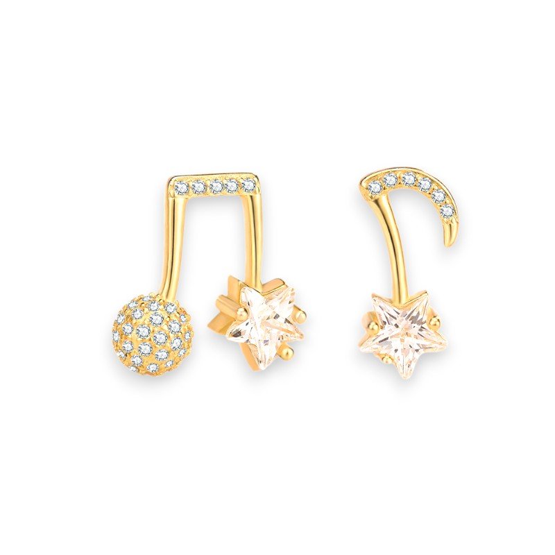 asymmetry music earrings1