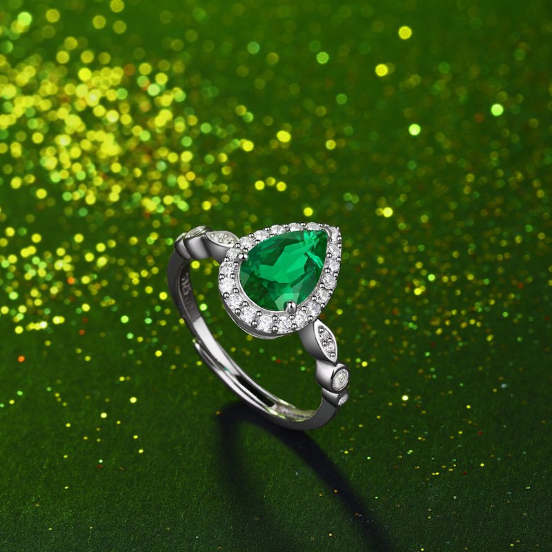 Waterdrop Gemstone Ring3