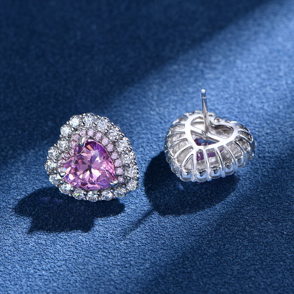 Love Heart Stud Earrings2