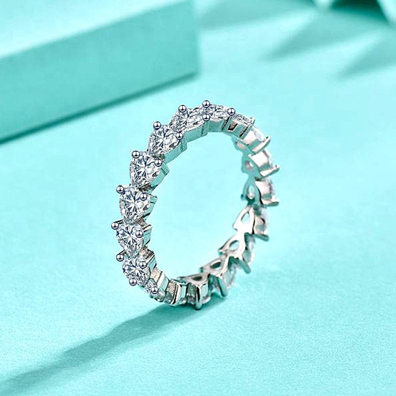Heart-Cut Eternity Ring3