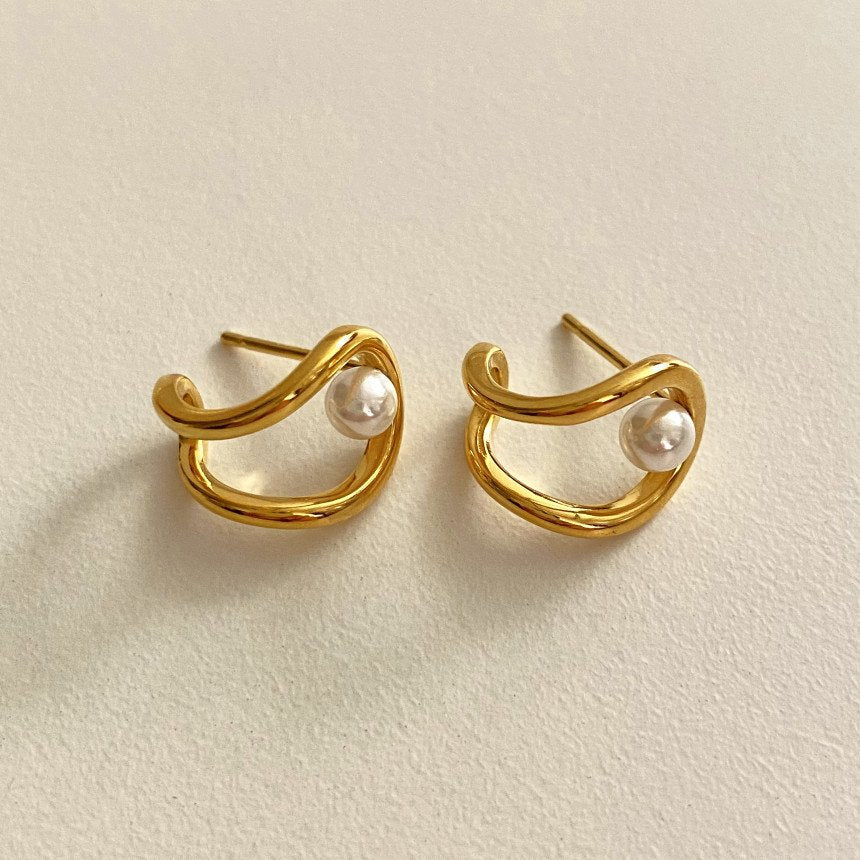 Pearl Stud Earrings