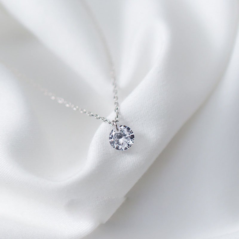 Solitaire Pendant Necklace
