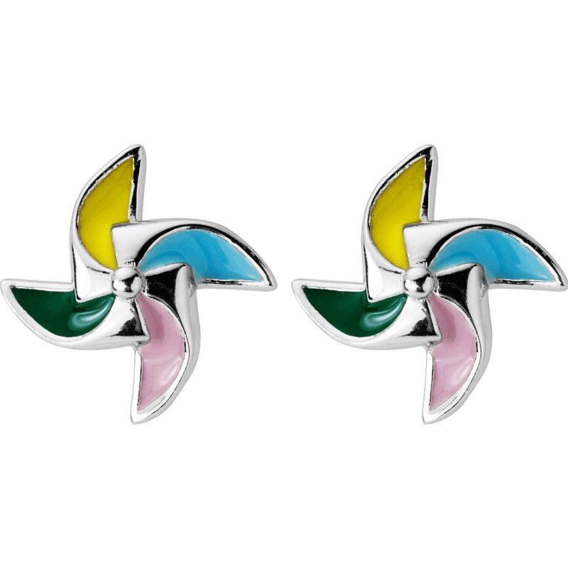 Colorful Pinwheel Studs2