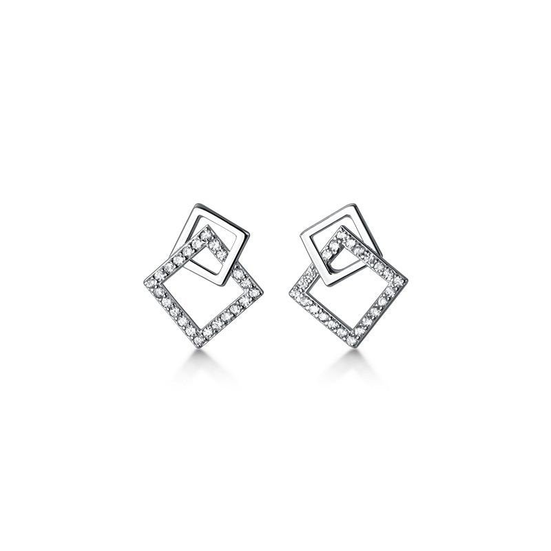 Square Stud Earrings