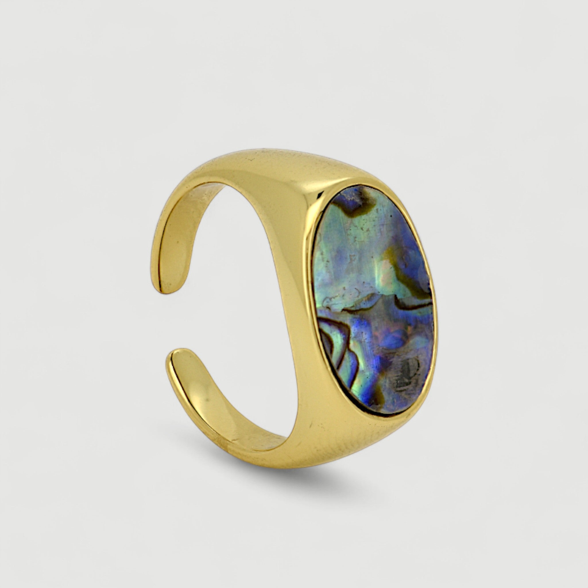 Abalone Shell Open Ring1