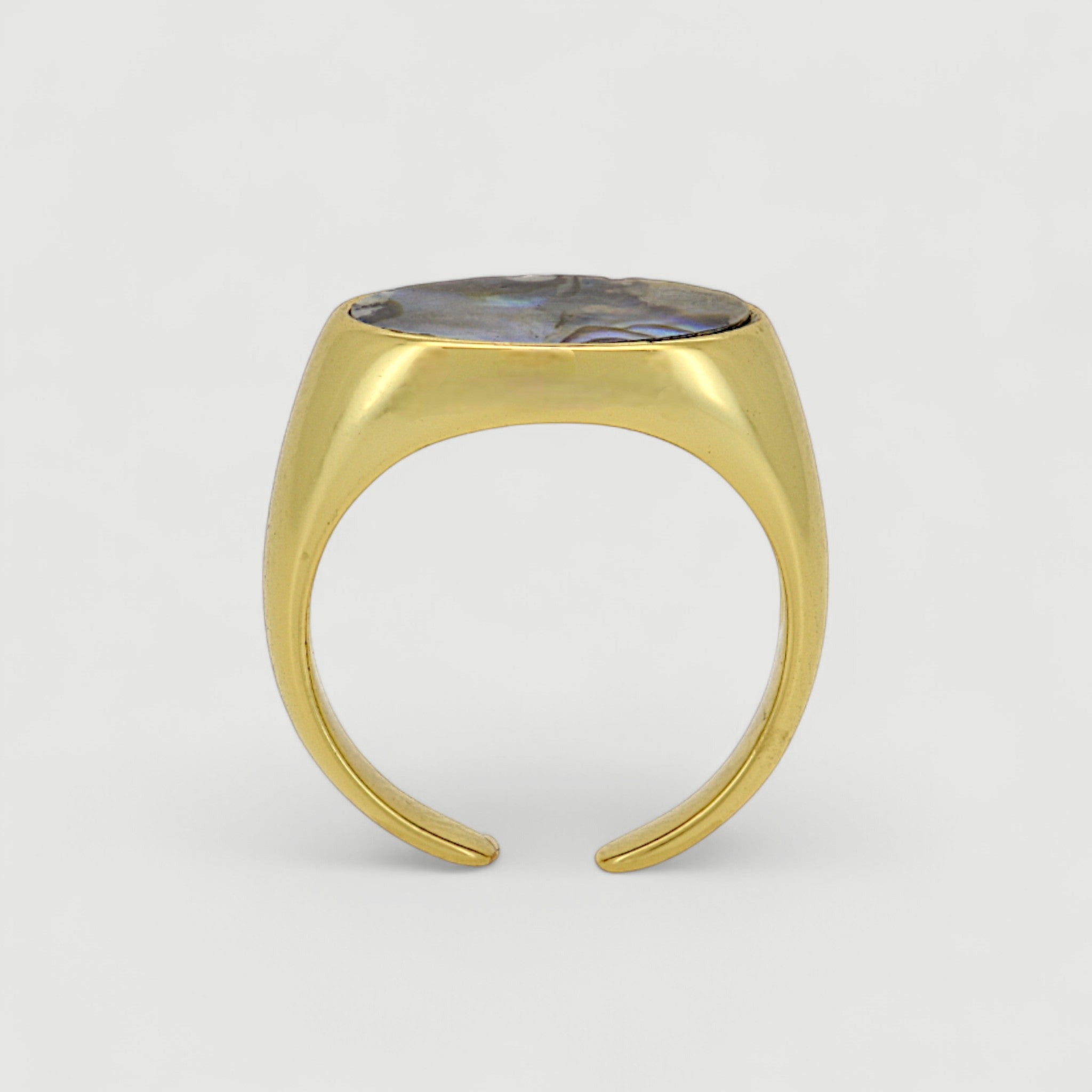 Abalone Shell Open Ring4