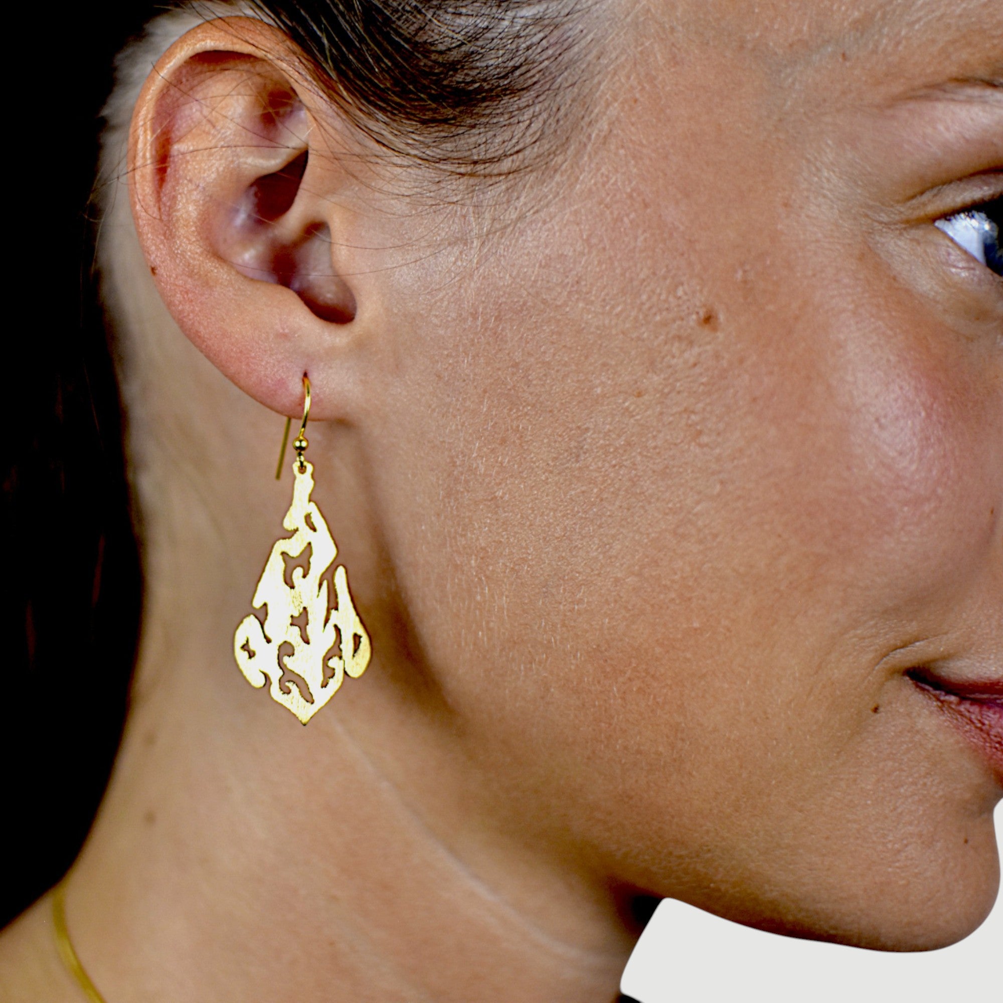 Abstract Art Statement Earrings3