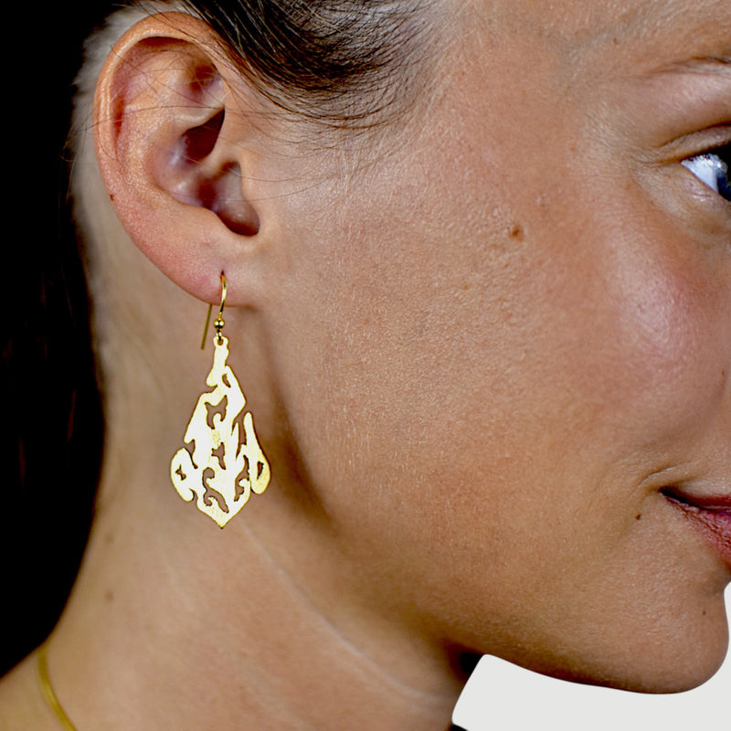 Abstract Art Statement Earrings3