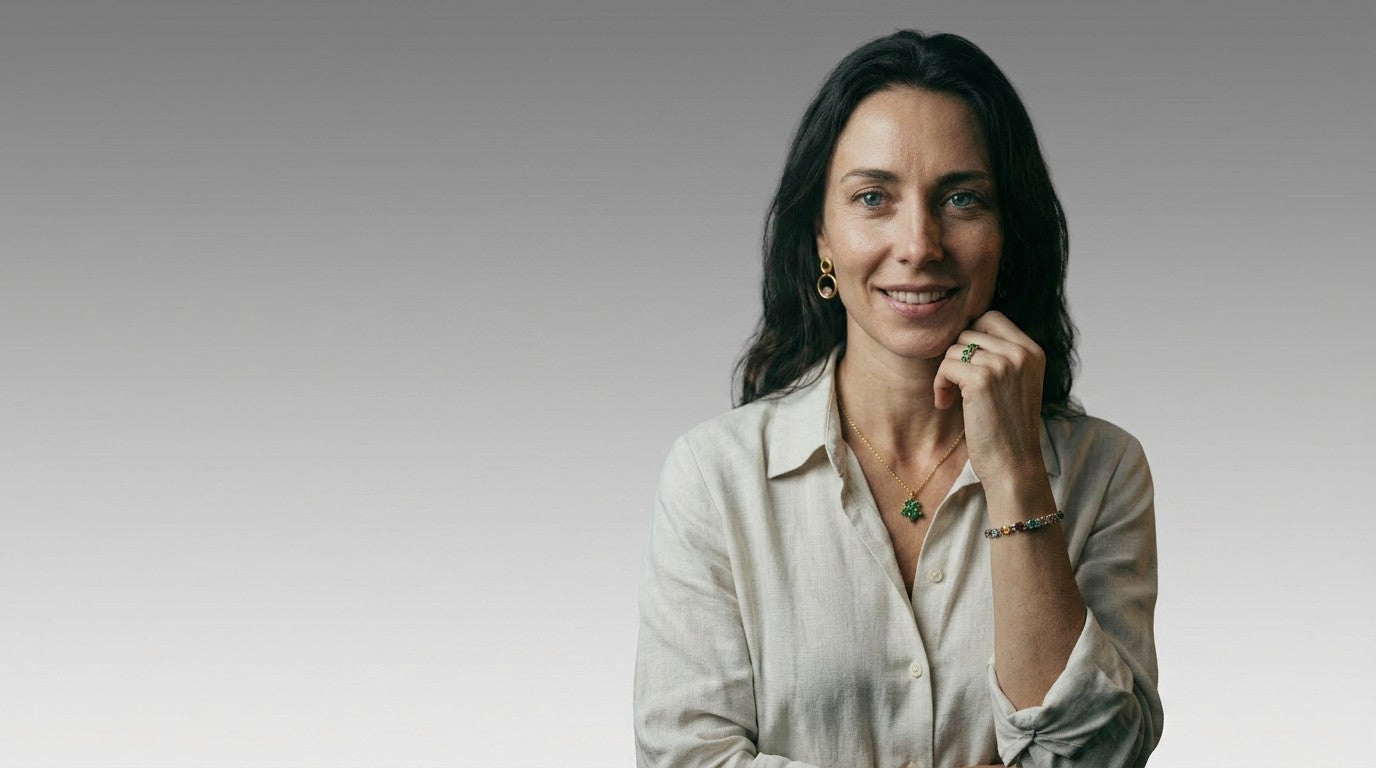 Woman wearing Amara Jewels jewelry