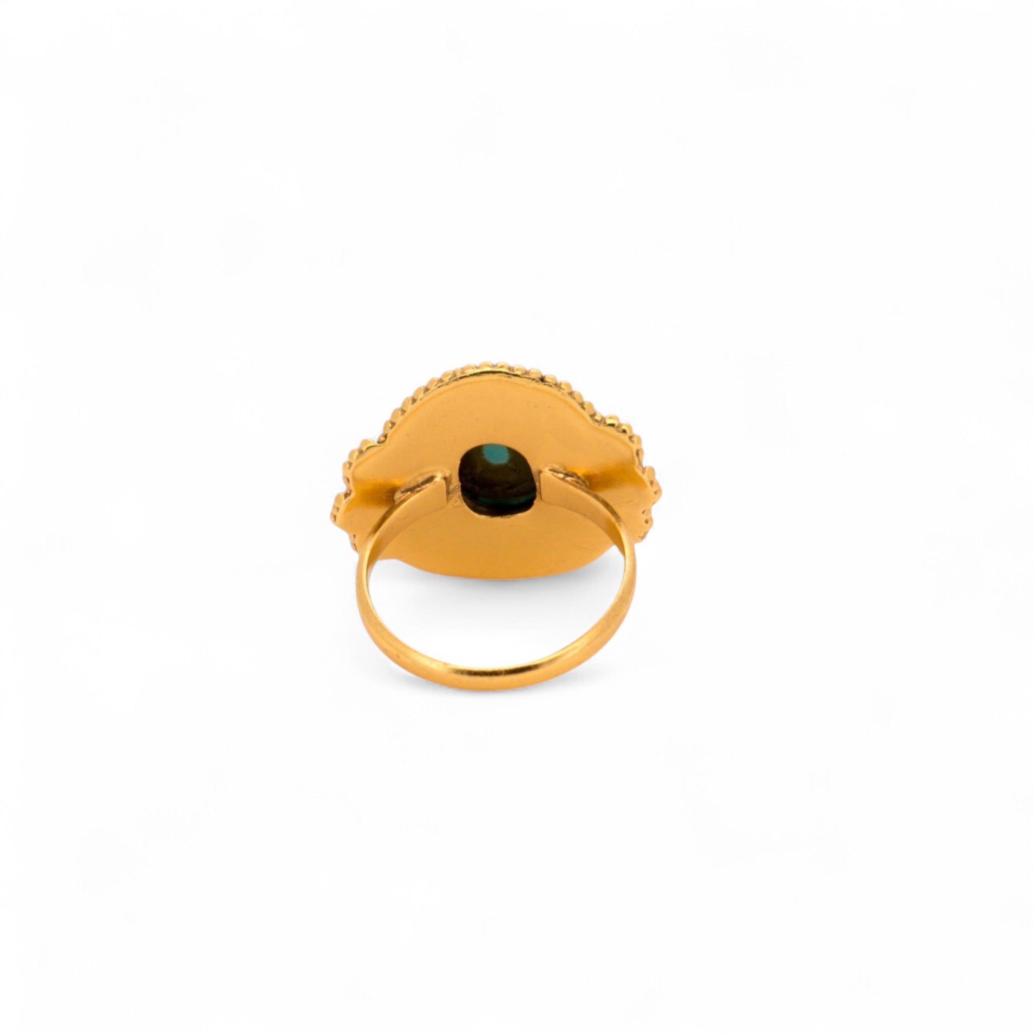 Antique-Inspired Turquoise Ring