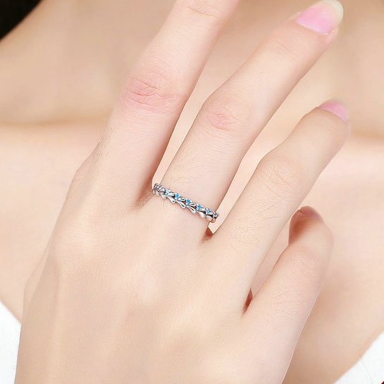 Floral Band Ring3