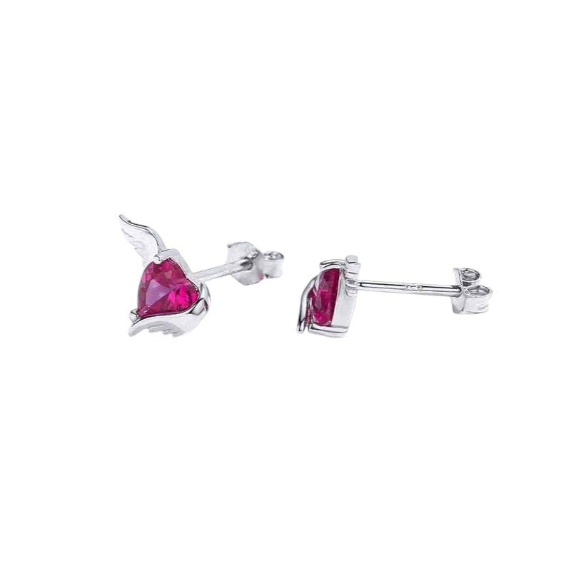 Red Wings Stud Earrings1