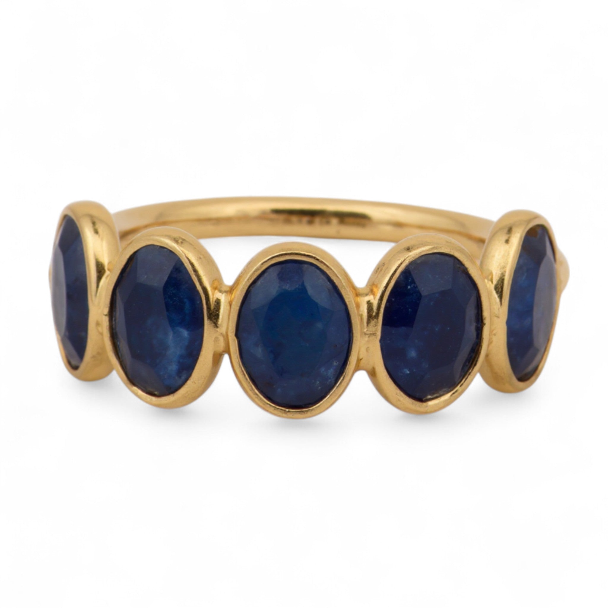 Blue Sapphire Band Ring