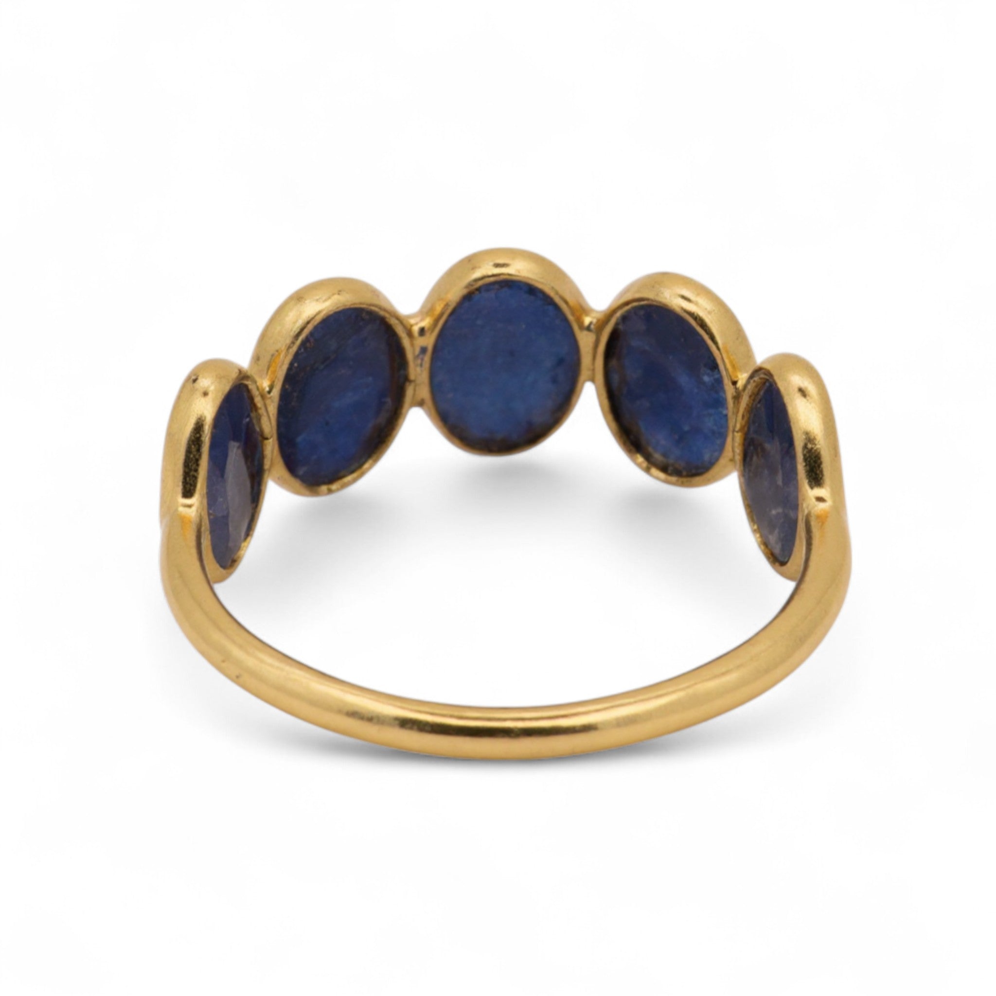 Blue Sapphire Band Ring