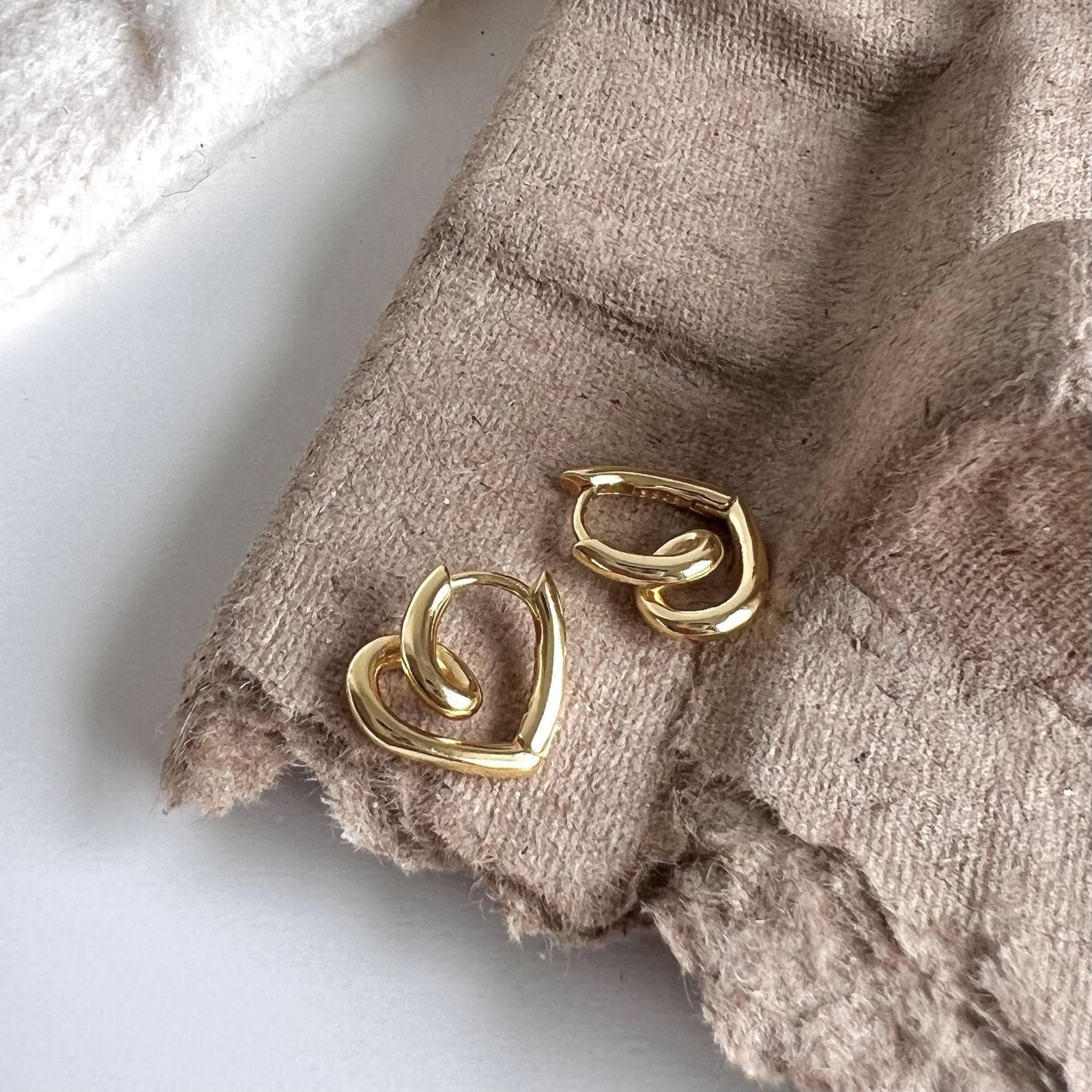Open Heart Hoop Earrings3
