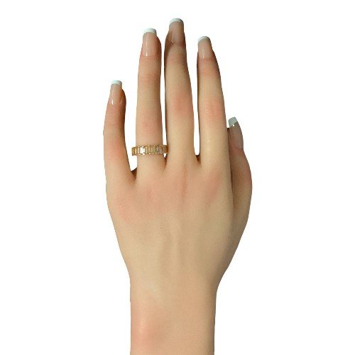 Champagne Baguette Ring2