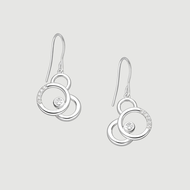 Circle Drop Earrings