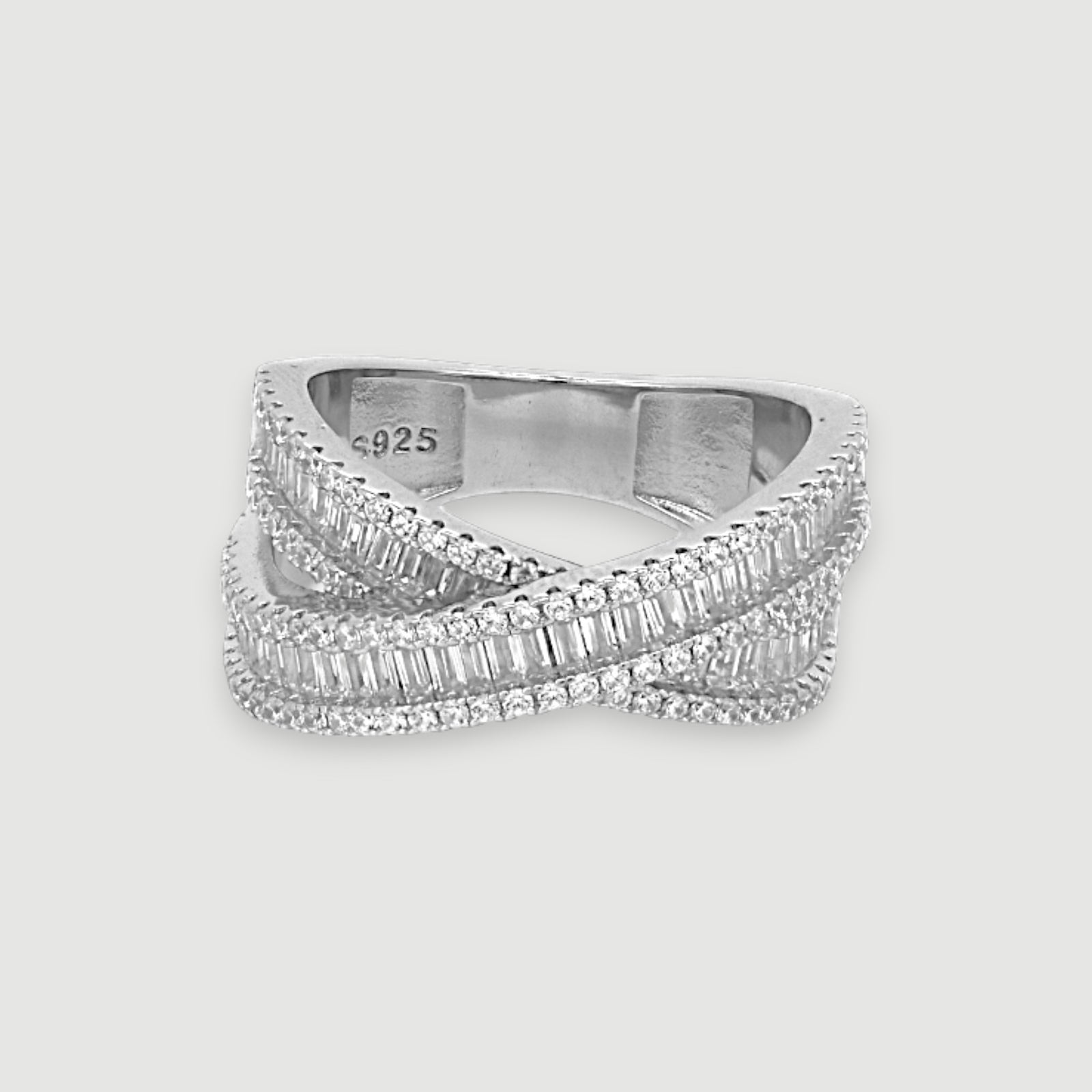 Criss-Cross Baguette Ring12