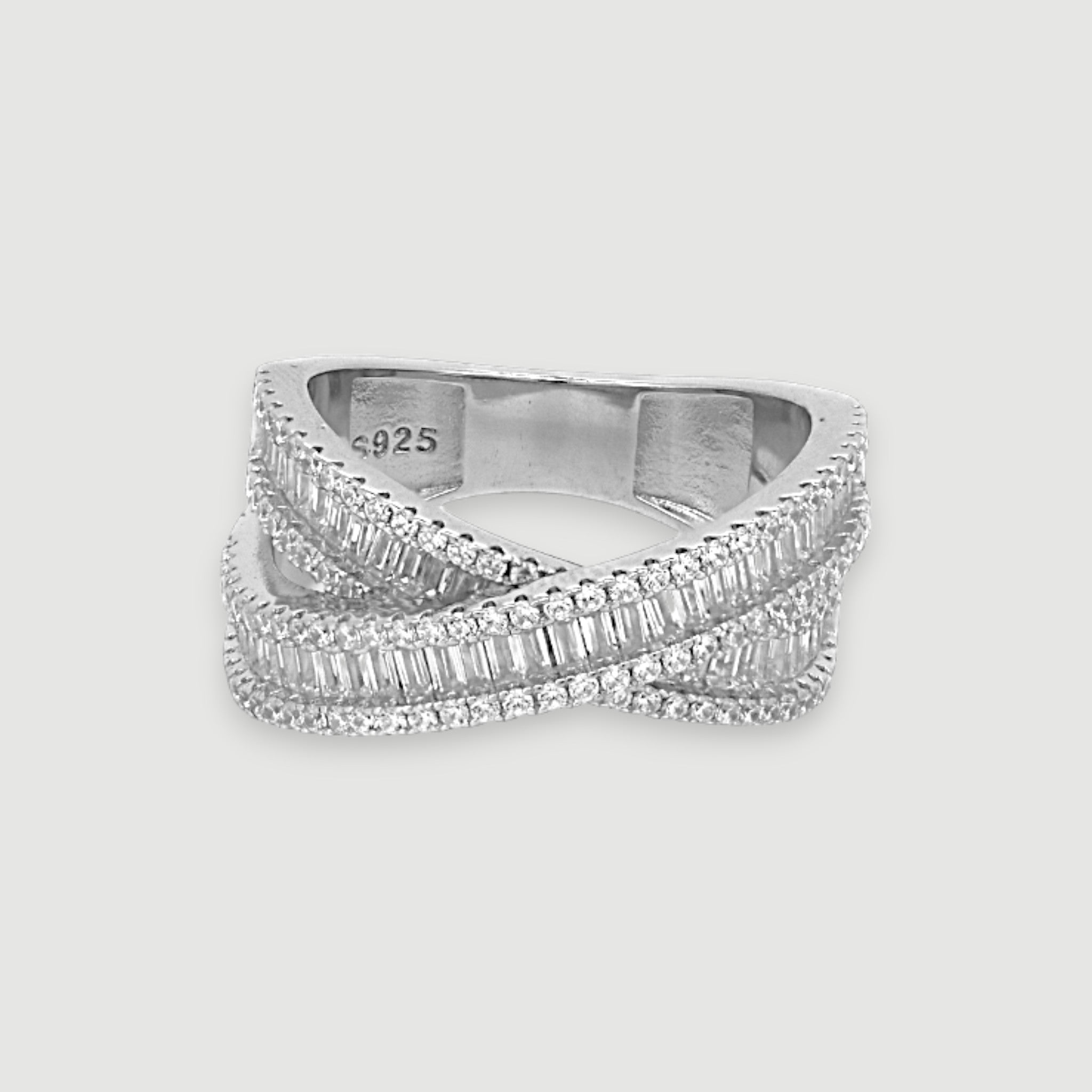 Criss-Cross Baguette Ring12