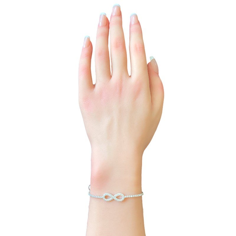 Infinity Design Bracelet in 925 sterling silver 4