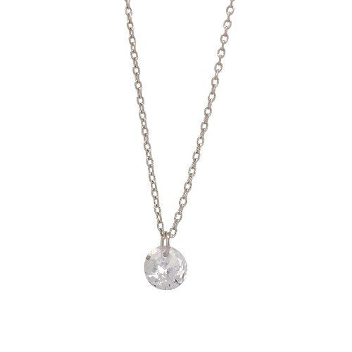 Solitaire Pendant Necklace