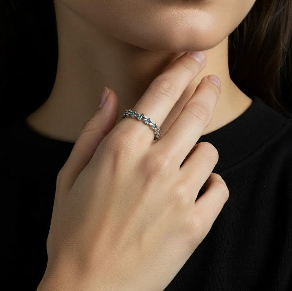 Floral Band Ring