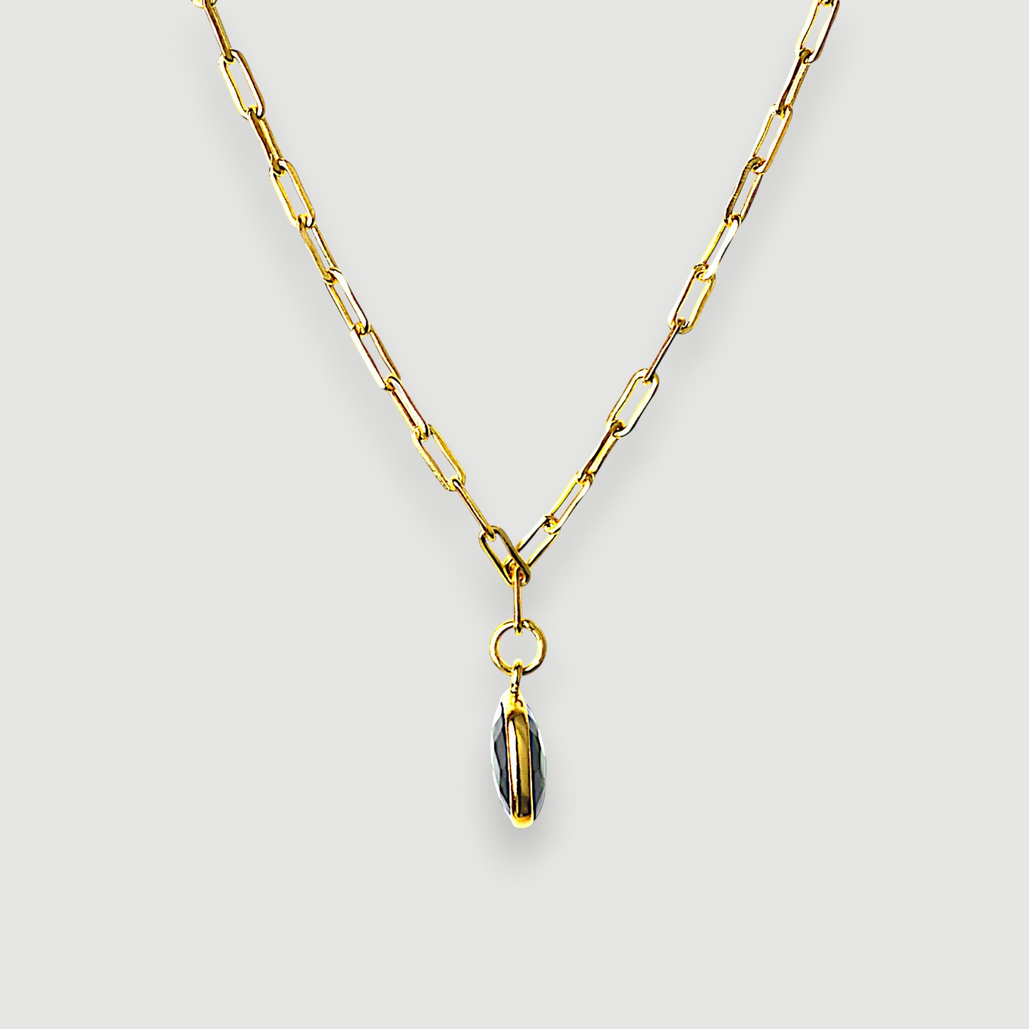 Green Onyx Pendant Necklace