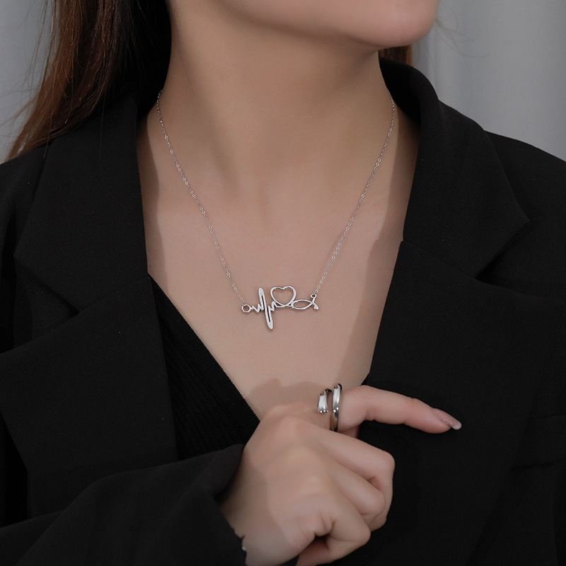Love Heartbeat Necklace