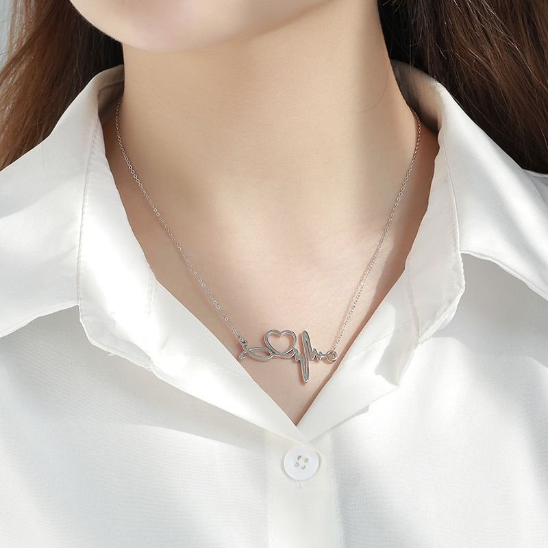 Love Heartbeat Necklace