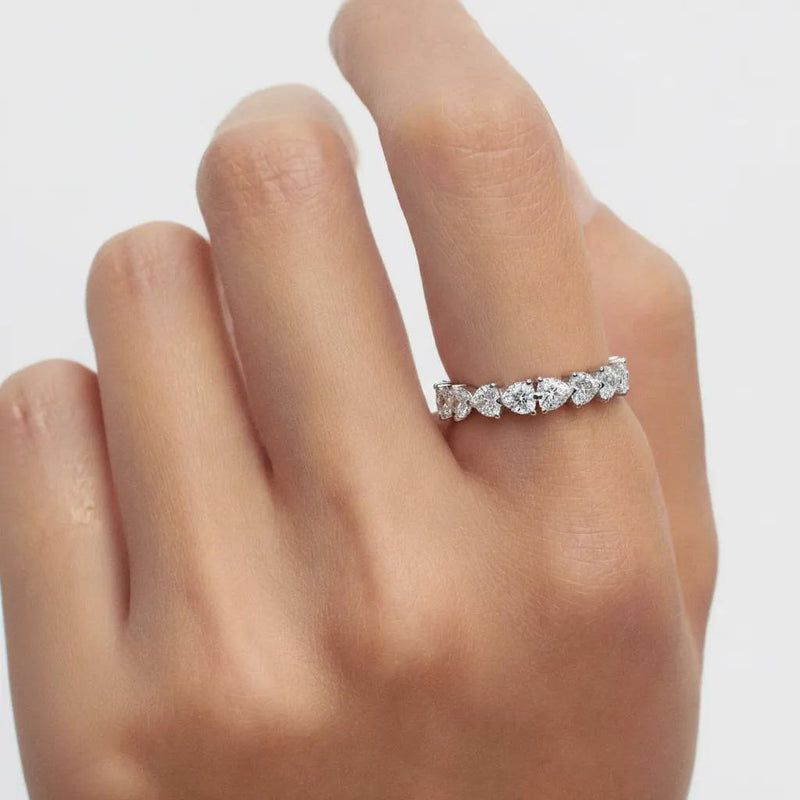 Heart-Cut Eternity Ring1