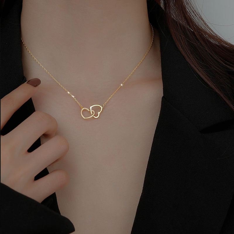 Interlocking Hearts Necklace