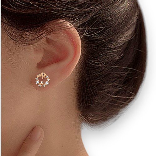 Wreath Stud Earrings2