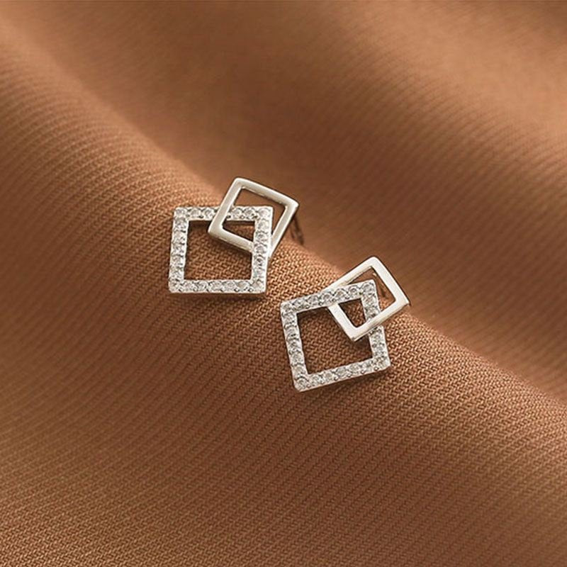Square Stud Earrings
