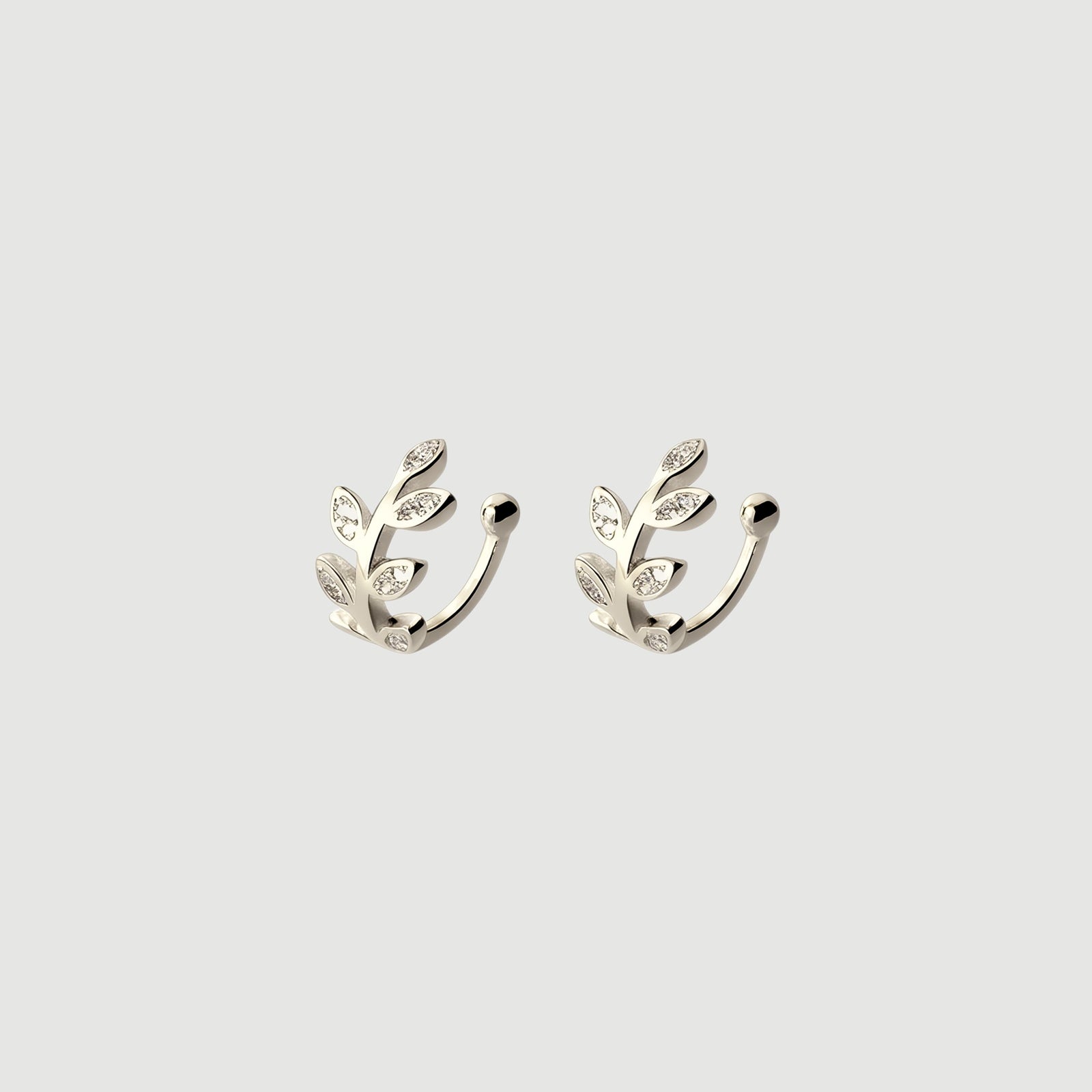 Leaf Cuff Earrings