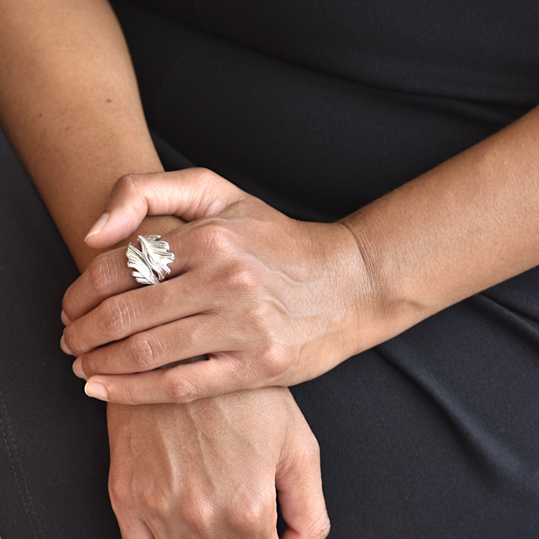 Leaf Design Open Ring222