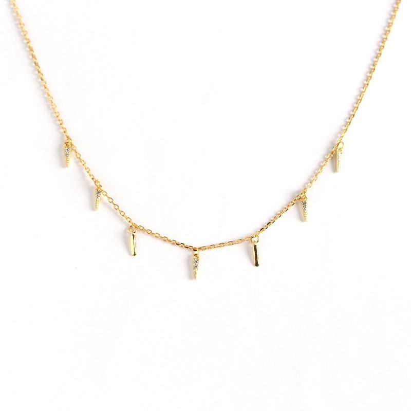 Spike Accents Necklace