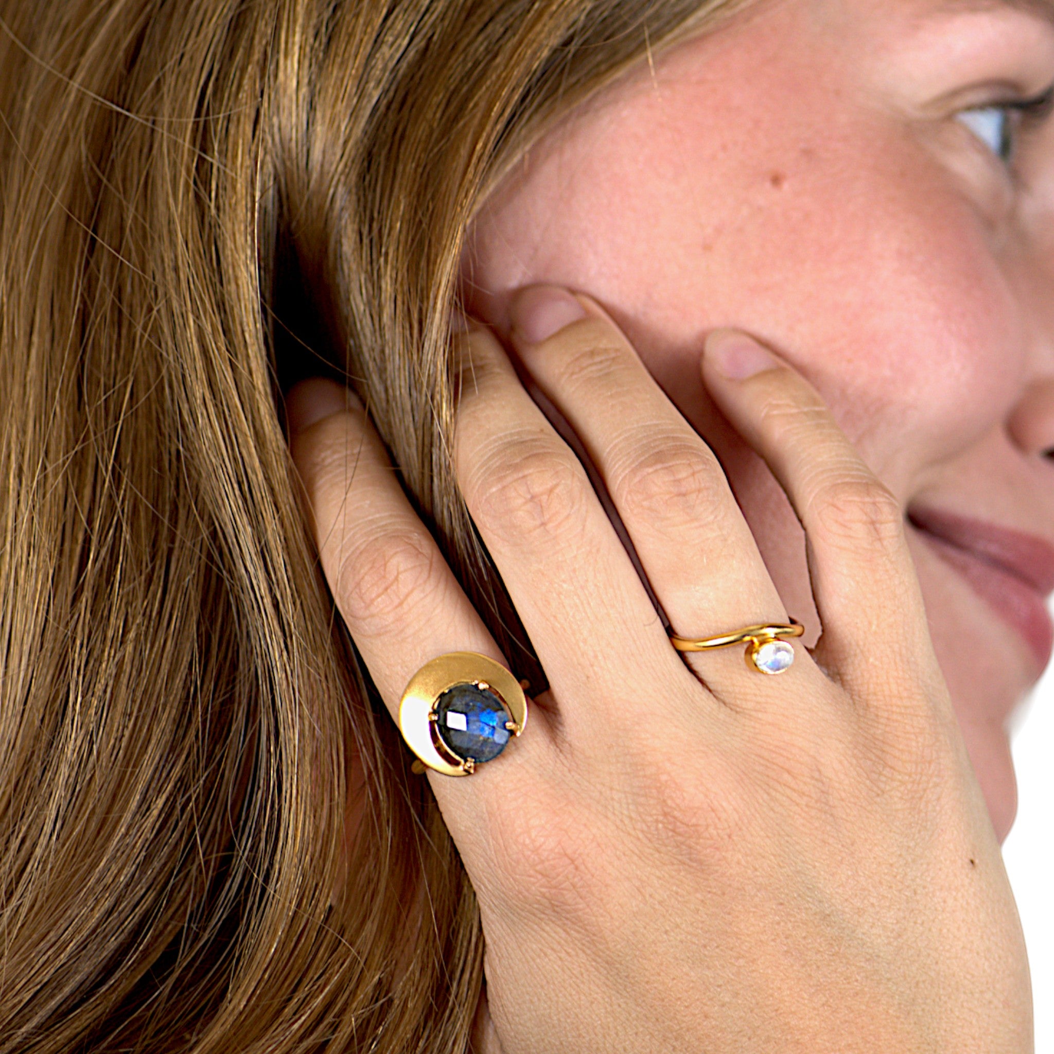 Malachite Gold Ring