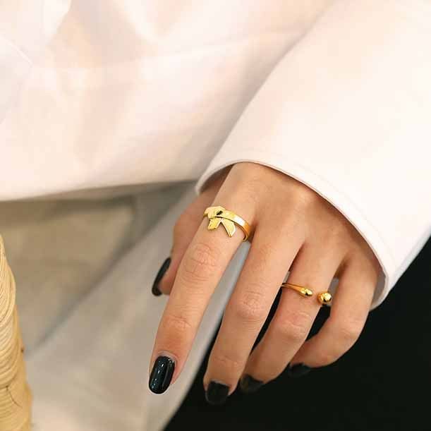 Minimalist Gold Open Ring2
