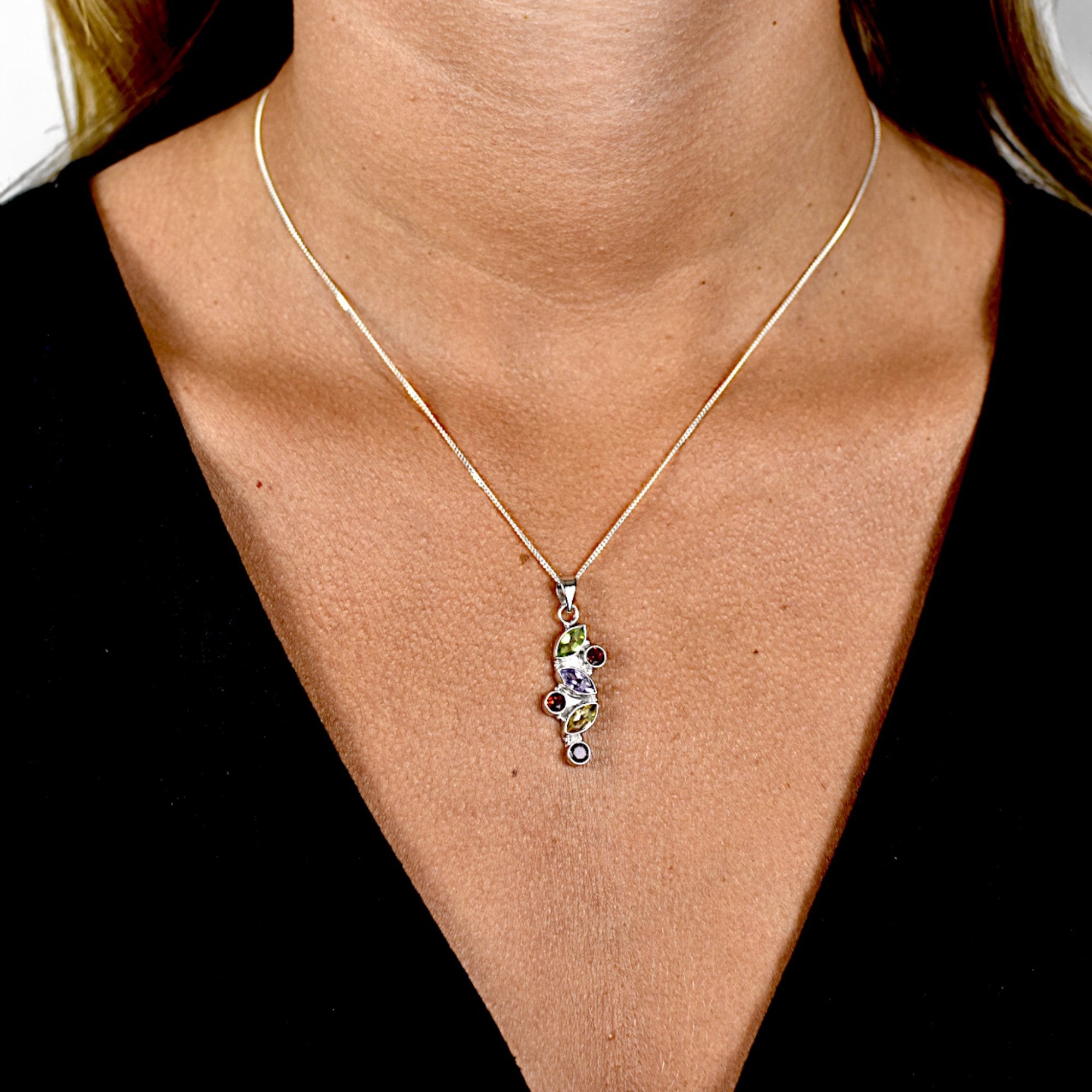 Multi-Gemstone Necklace