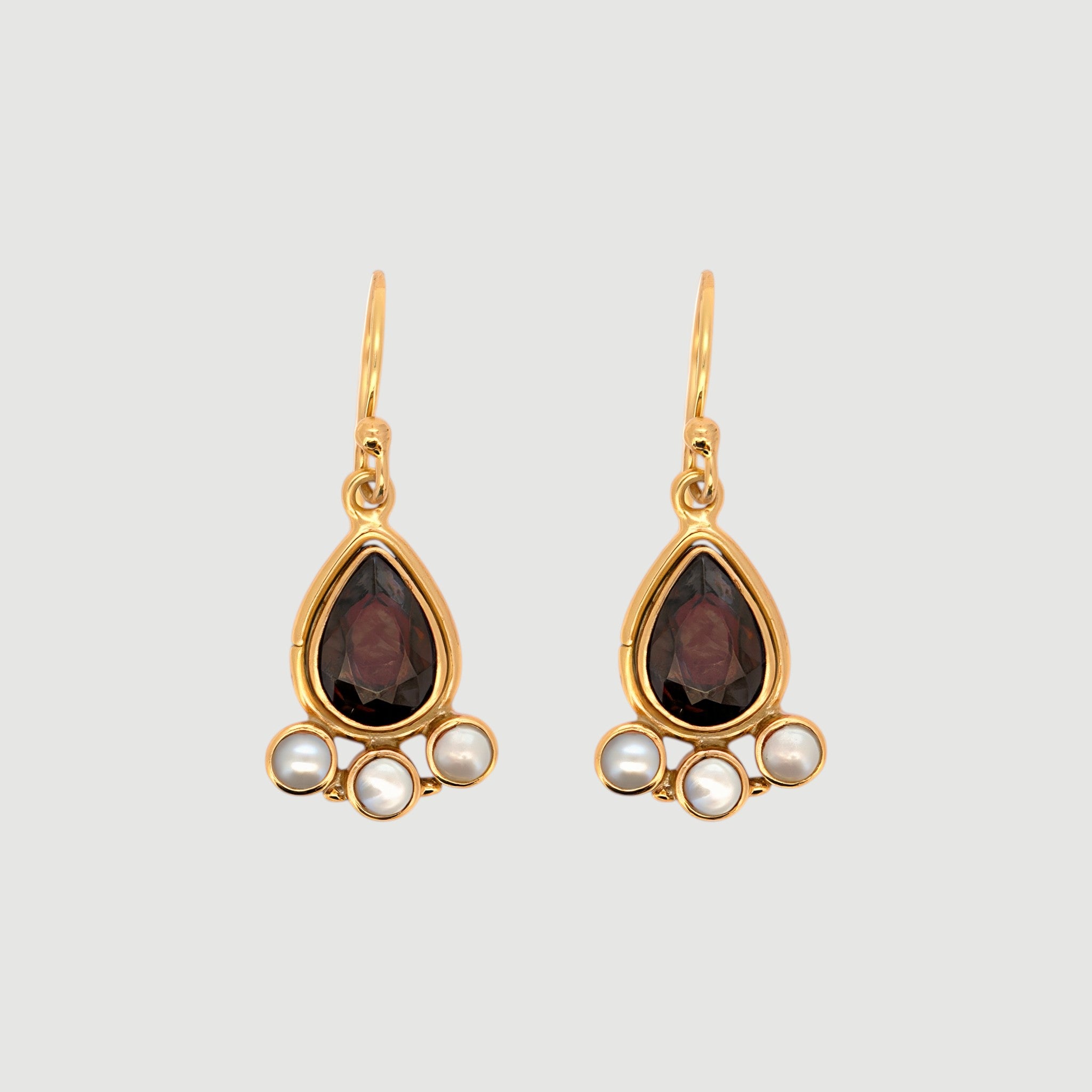 Natural_Garnet_Pearl_Drop_Earrings